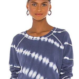 Rails Blue and White Tie-Dye Sweatshirt